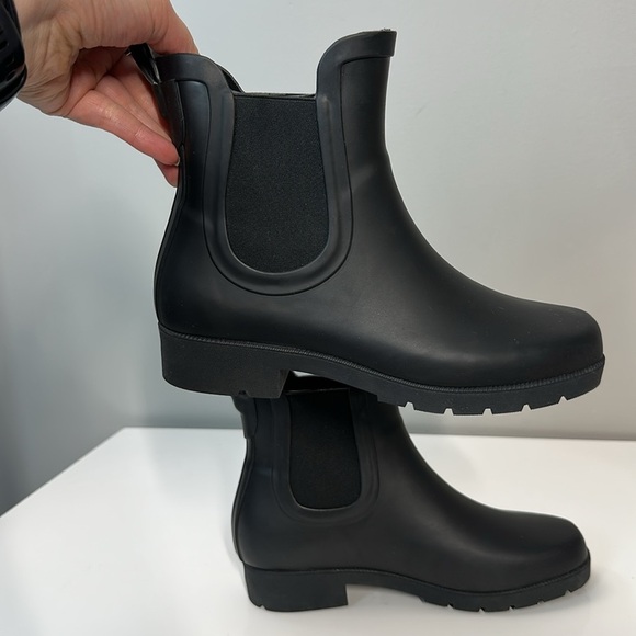 Eddie Bauer Hailey Waterproof Black Rain Boots Size 7 Chelsea Boot - Picture 15 of 15